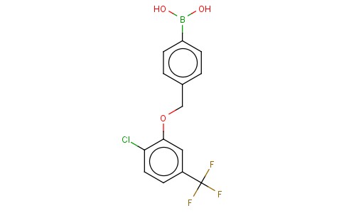 4-[(2'-CHLORO-5'-(TRIFLUOROMETHYL)PHENOXY)METHYL]PHENYLBORONIC ACID